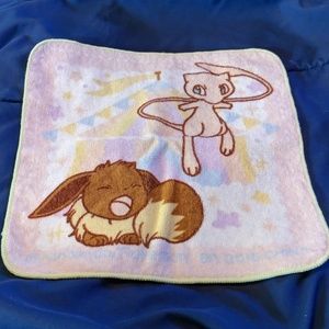 Anime Pokemon Eevee and Mew Wash Cloth